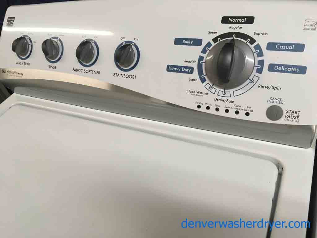 Modern Kenmore Washer and Dryer Set