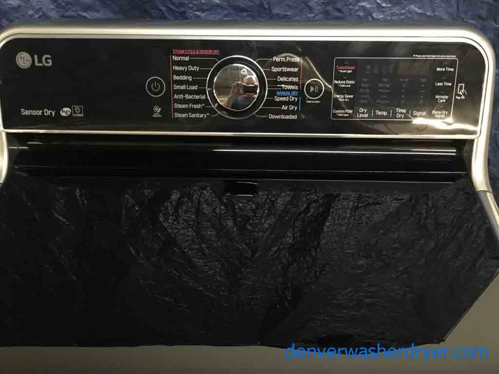 Mindblowing LG Washer Dryer Set, Electric, Silver/Grey, Steam, Dual-Open Door, 1-Year Warranty