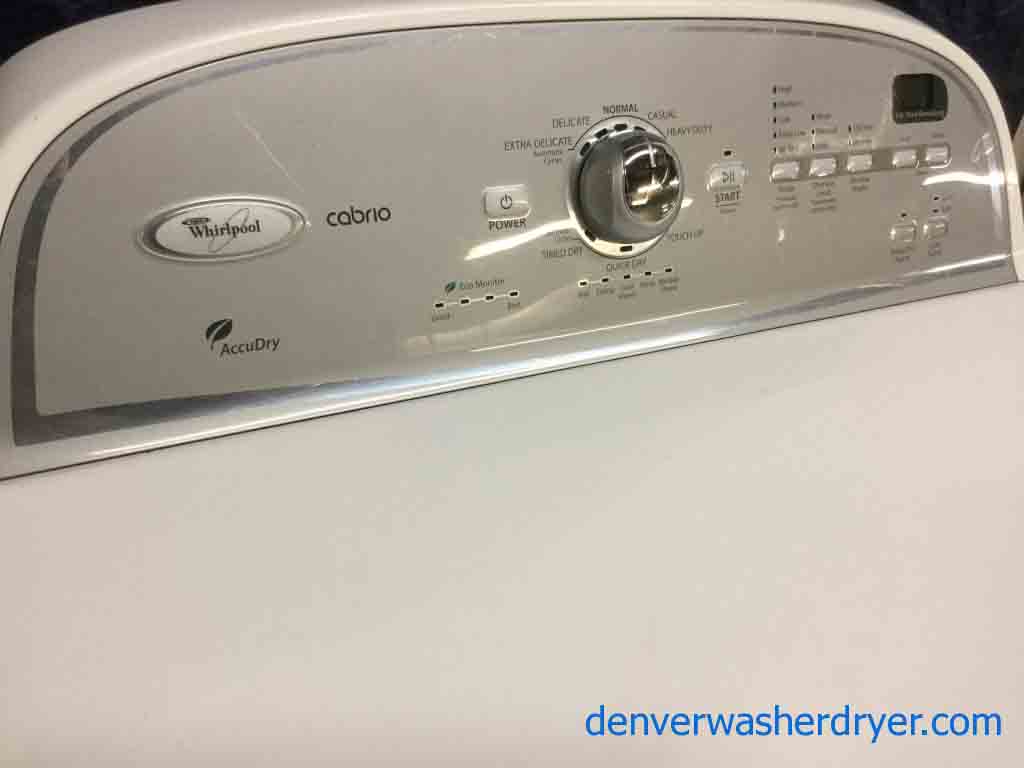 Modern Whirlpool Electric Dryer, 27″ Wide, AccuDry Sensor Drying, 1-Year Warranty!