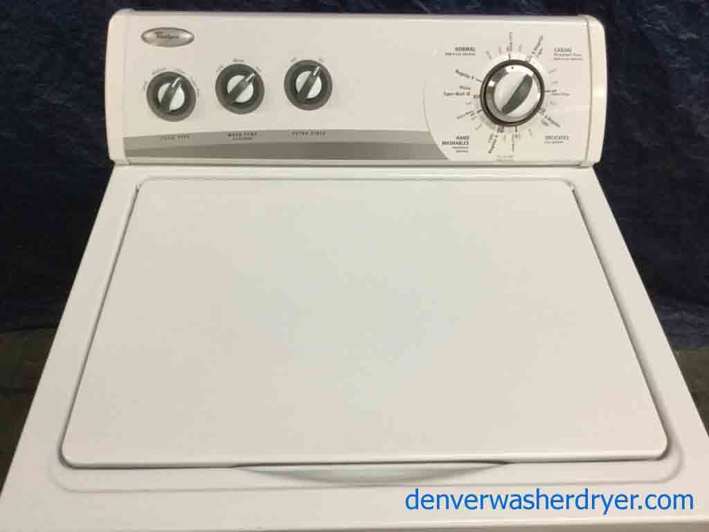 Brand-New Whirlpool Electric Dryer, 7.0 Cu. Ft., 1-Year Warranty!Direct-Drive Whirlpool Washing Machine, Heavy-Duty, Quality Refurbished, 1-Year Warranty