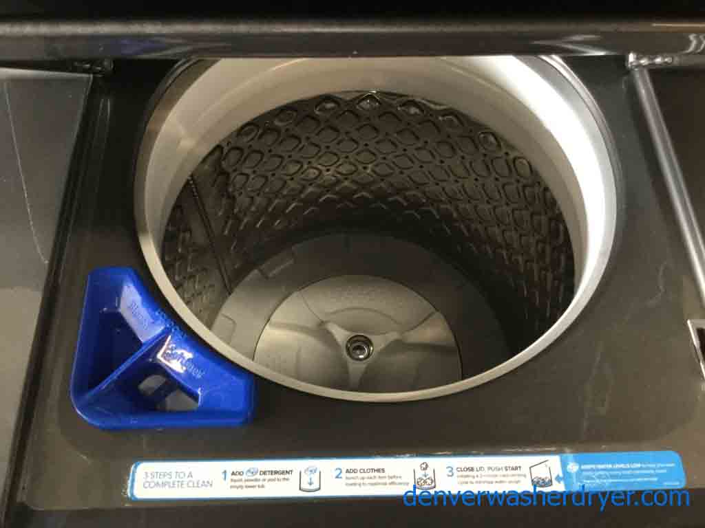 Brand-New Frigidaire Stackable(Unitized) Laundry Center, Electric, Titanium Color, Energy Star, 1-Year Warranty