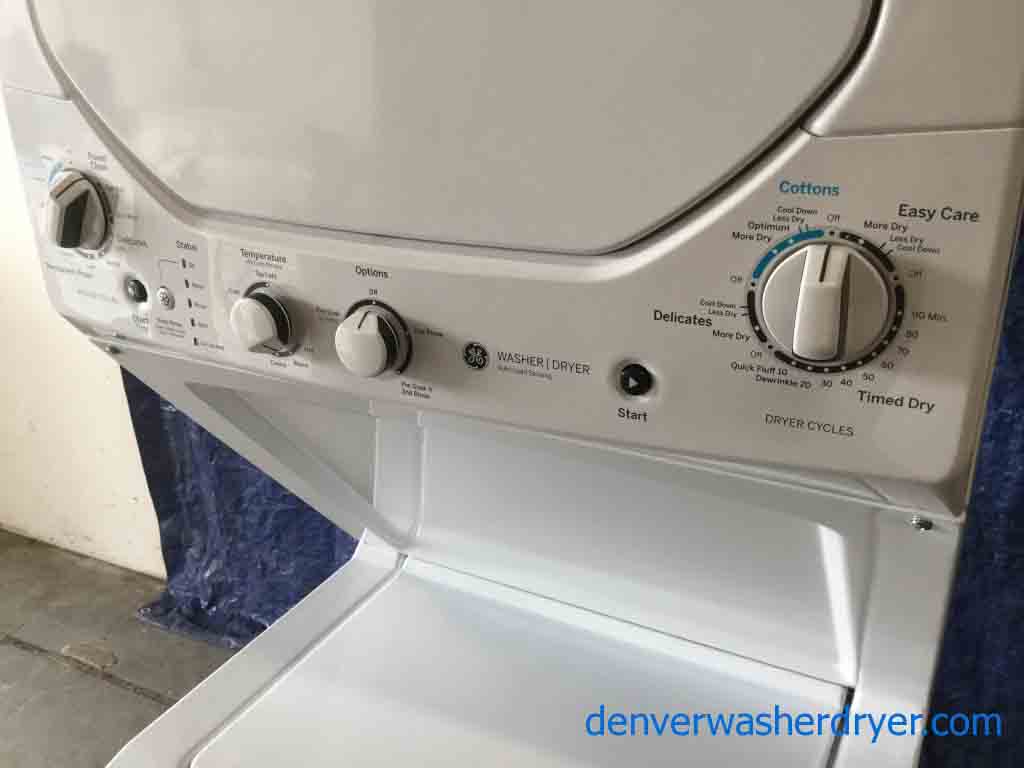 Large Images for Newer Model 24″ Wide Stackable(Unitized) GE Laundry
