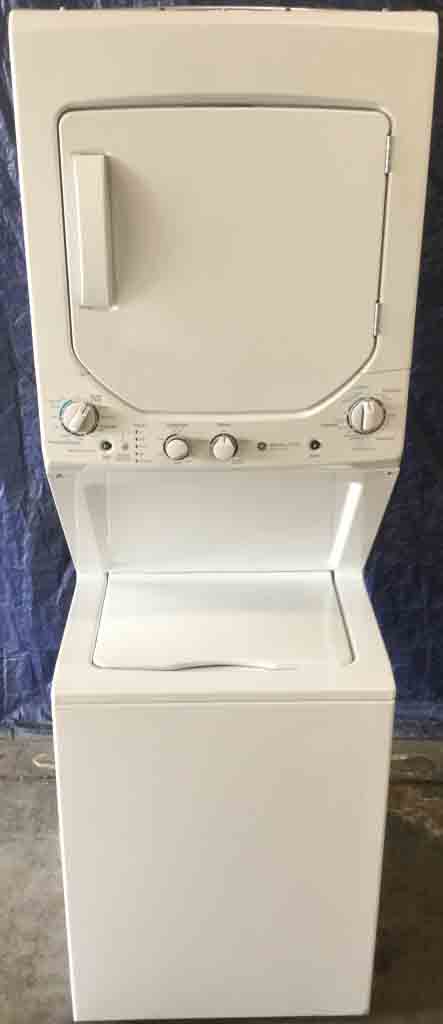 Newer Model 24″ Wide Stackable(Unitized) GE Laundry Center, Electric, 1-Year Warranty