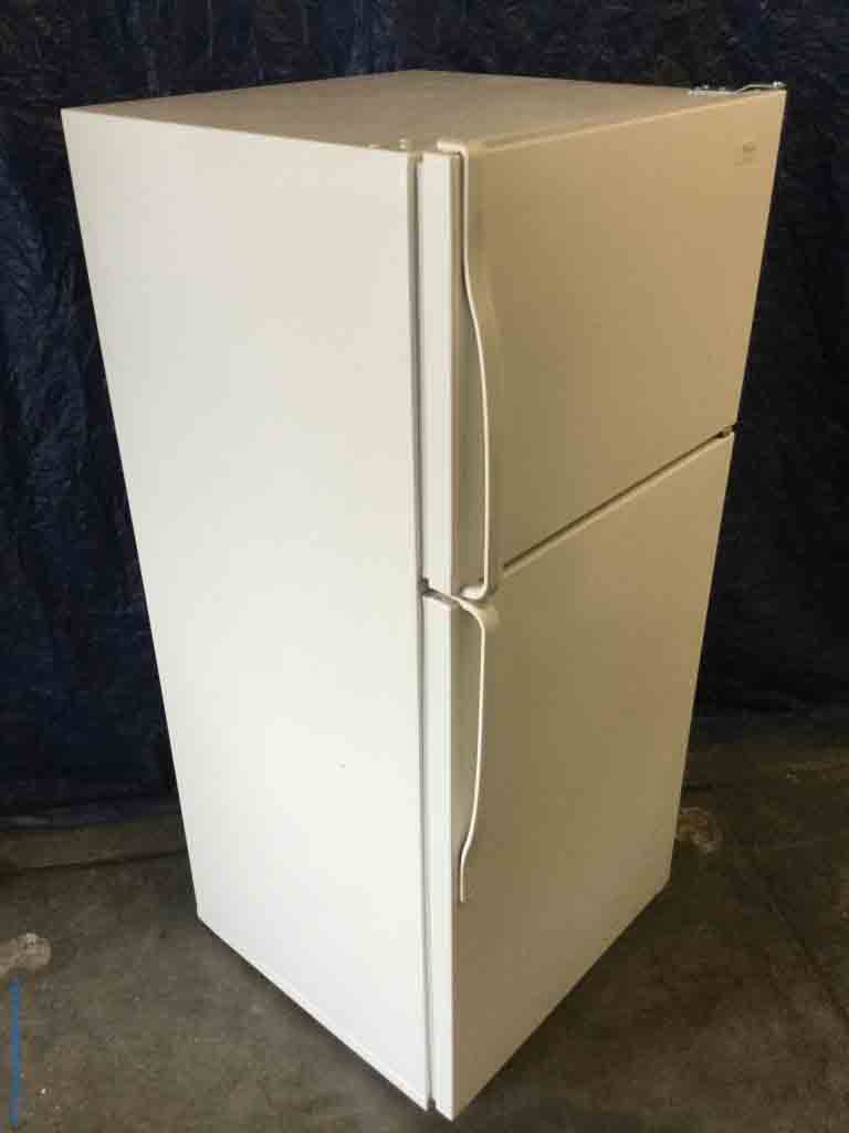 Almond Whirlpool Refrigerator, 14 Cu. Ft., Works Great! 1-Year Warranty