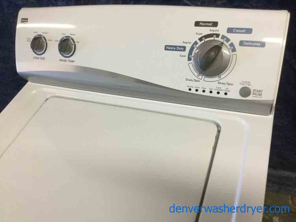 R1928—Fantastic Kenmore Washing Machine With Agitator, 6-Cycle, Full Size, 1-Year Warranty