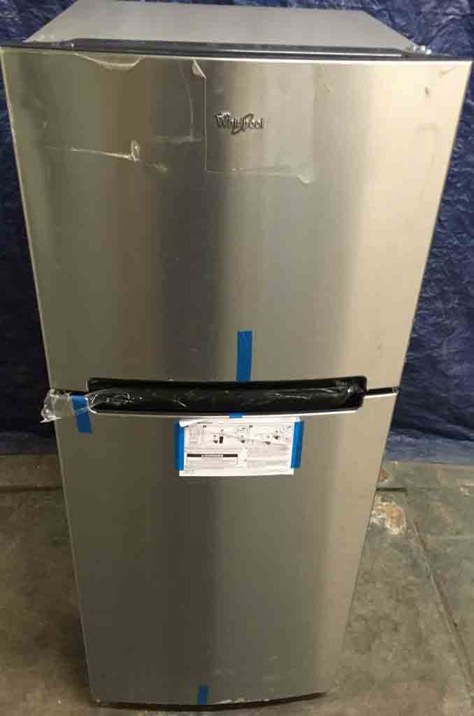 New! Scratch and Dent! 25 inch Stainless Steel Fridge with a 1 year warranty!