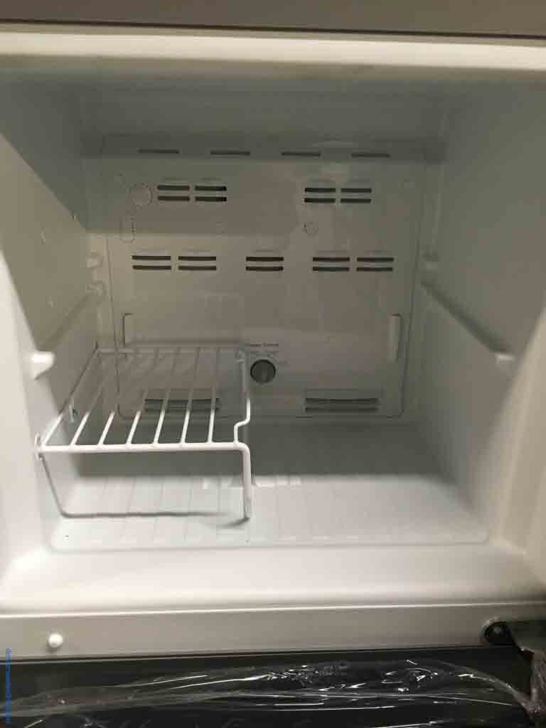 New! Scratch and Dent! 25 inch Stainless Steel Fridge with a 1 year warranty!