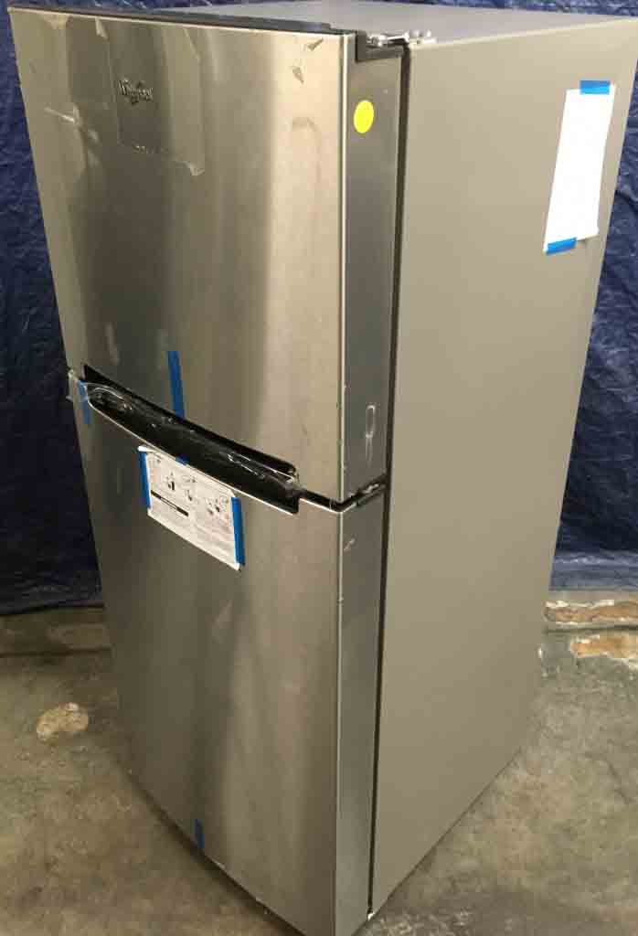 Large Images for New! Scratch and Dent! 25 inch Stainless Steel Fridge