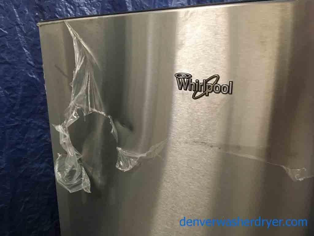 Large Images for New! Scratch and Dent! 25 inch Stainless Steel Fridge