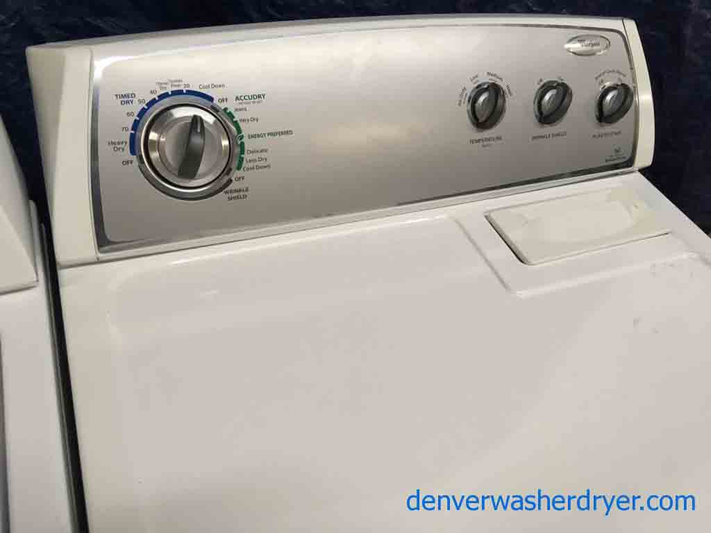 Whirlpool GAS Washer dryer set, 1-Year Warranty