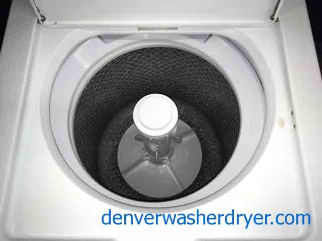 Heavy-Duty, Direct-Drive Whirlpool Washing Machine, Slim 24″ Wide, Quality Refurbished, 1-Year Warranty!