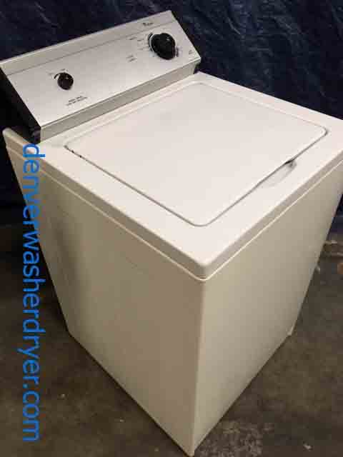 Heavy-Duty, Direct-Drive Whirlpool Washing Machine, Slim 24″ Wide, Quality Refurbished, 1-Year Warranty!