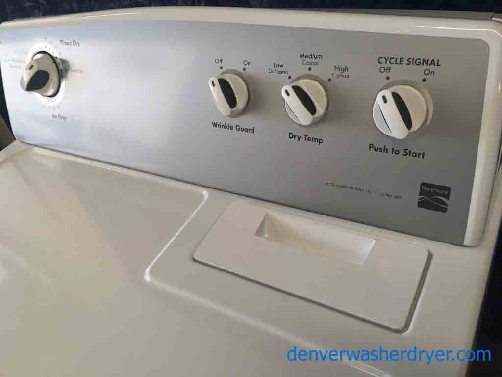 Kenmore 500 dryer with 1 year warranty