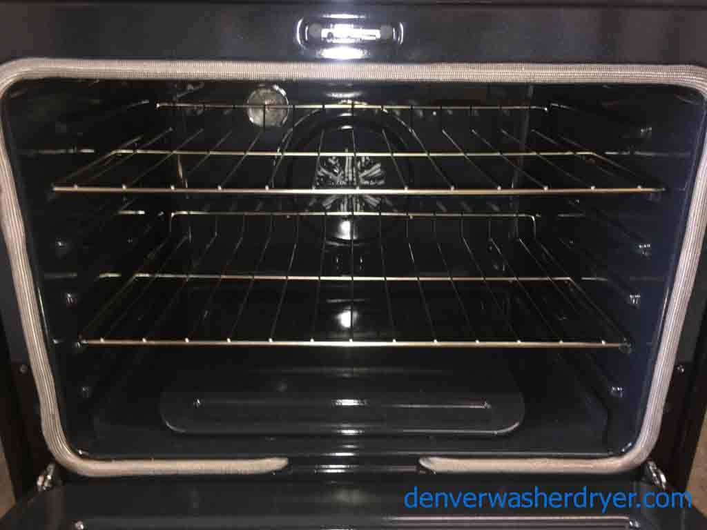 New Frigidaire! Stainless 30″ Freestanding Range, Glass-Top, Convection Oven