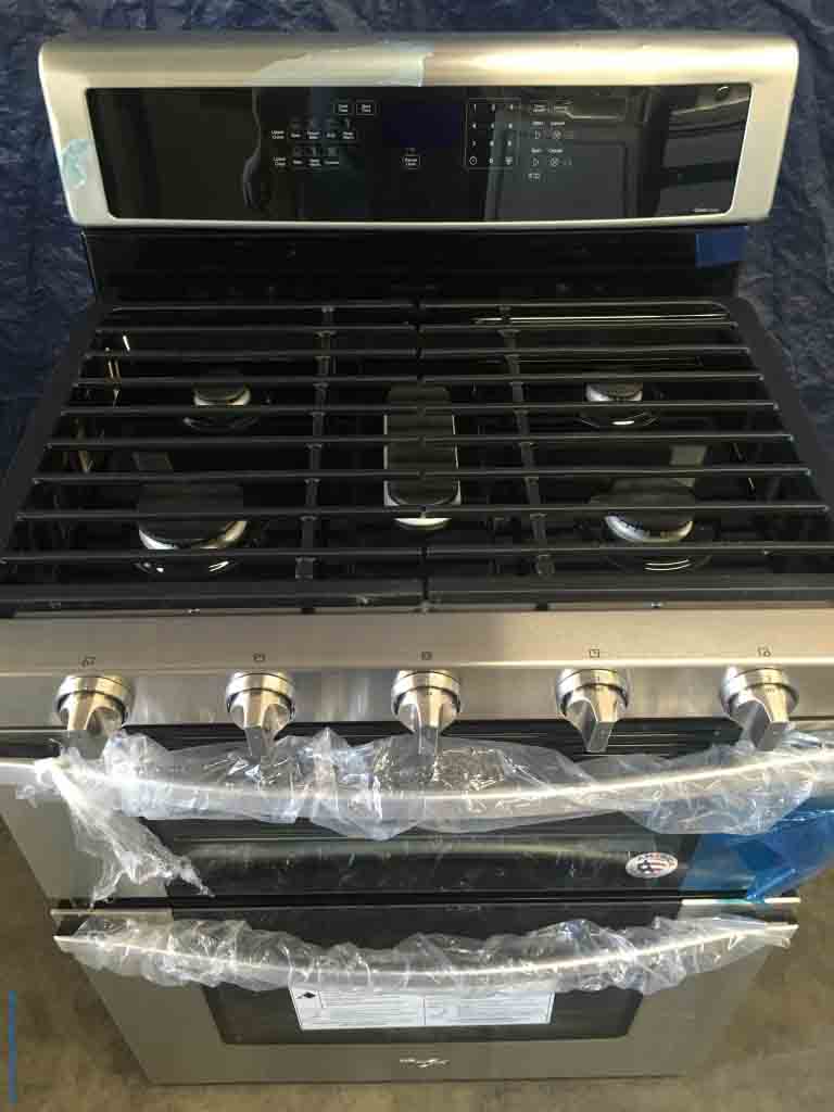 Brand-New Whirlpool Gold Series, Double Oven, Stainless Range, 1-Year Warranty