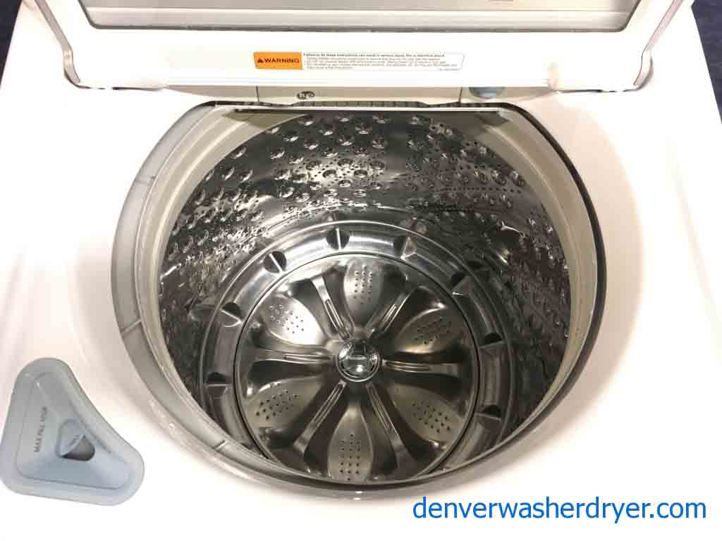 Futuristic LG Washer and Dryer set! With 1 Year Warranty