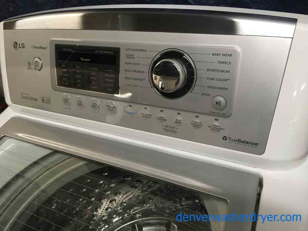 Futuristic LG Washer and Dryer set! With 1 Year Warranty