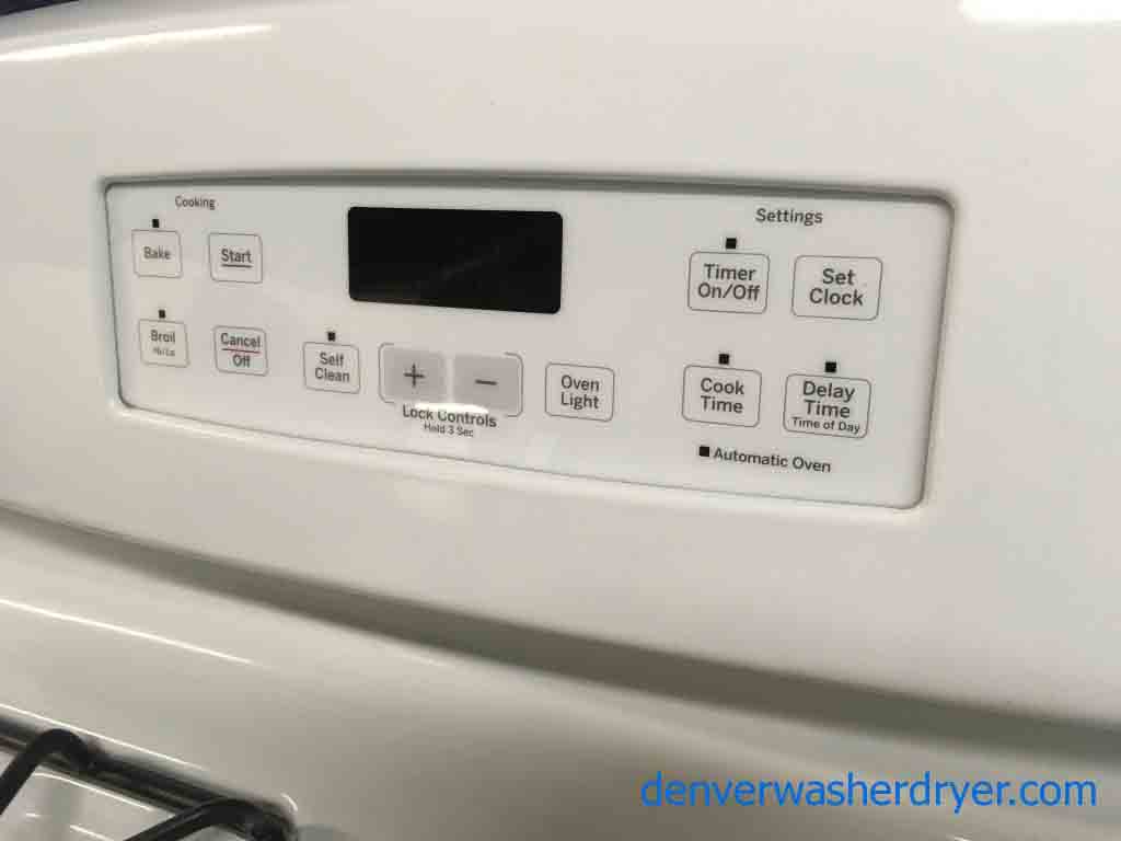 Large Images for GE White gas stove with 2Year Parts Warranty 3561