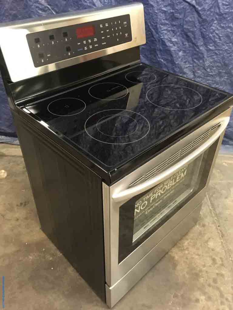 Large Images for NEW!!! LG GlassTop Range, 30″ Wide, 1Year Warranty, Convection Oven, New