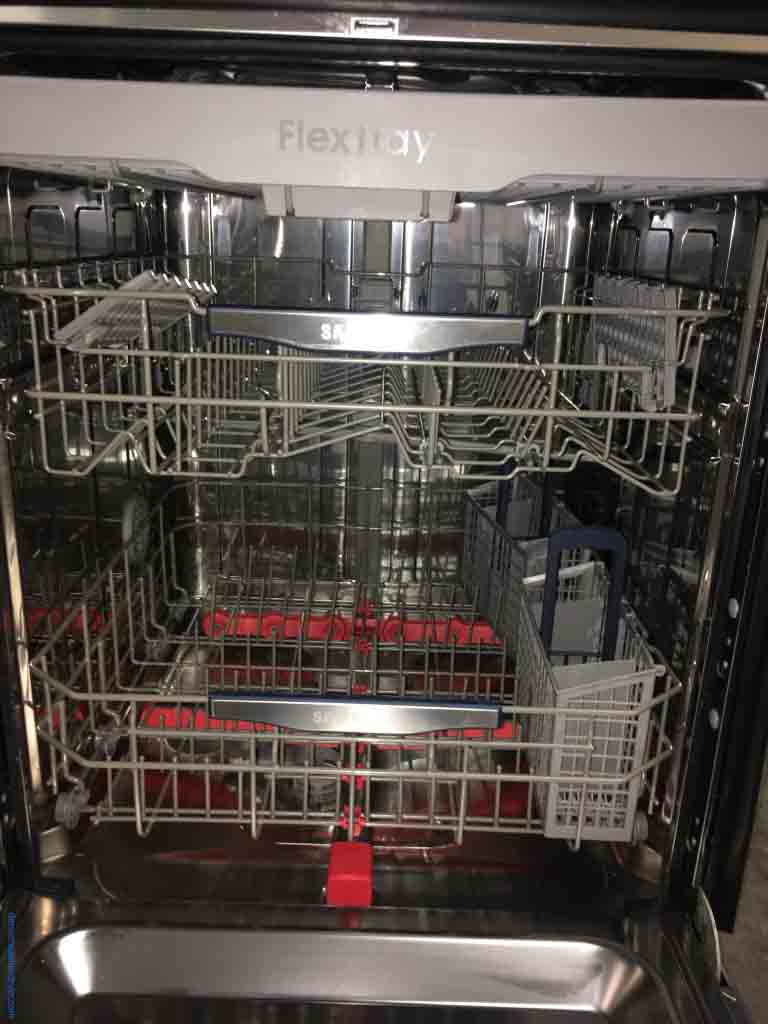 New Stainless Samsung Dishwasher, Three Racks, Hidden Control, 1-Year Warranty