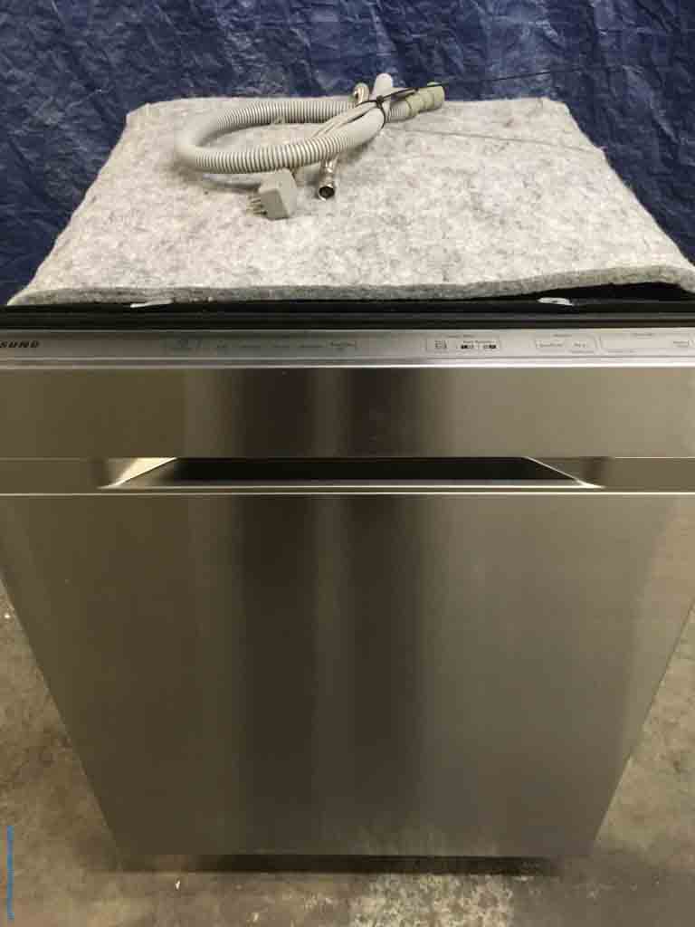 New Stainless Samsung Dishwasher, Three Racks, Hidden Control, 1-Year Warranty