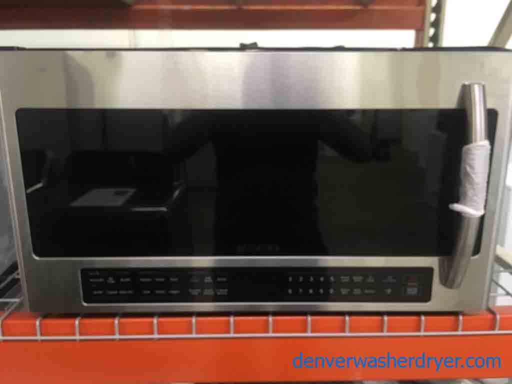 New! Stainless, Bottom Control, Stainless Samsung Microwave, 1-Year Warranty