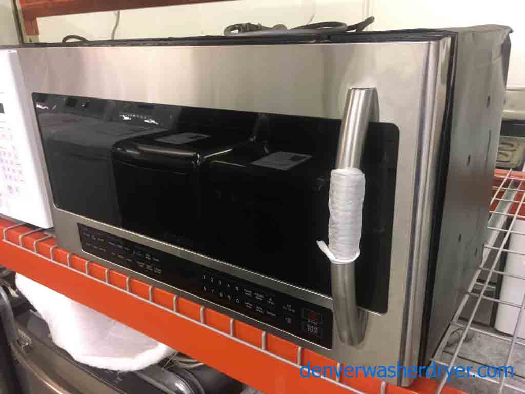 New! Stainless, Bottom Control, Stainless Samsung Microwave, 1-Year Warranty