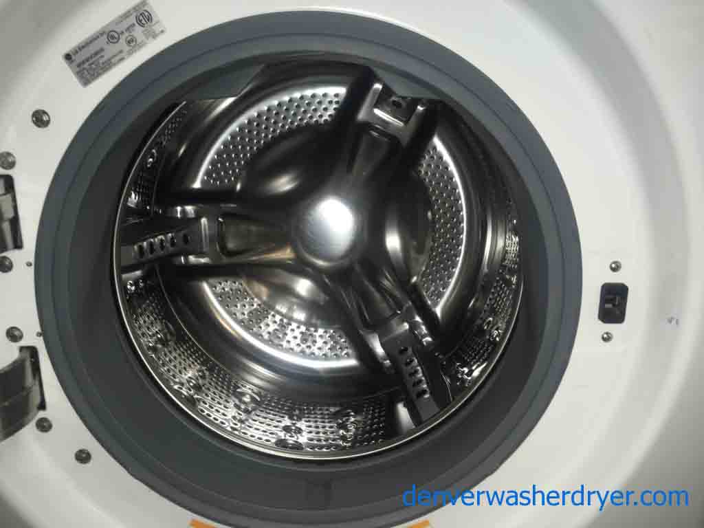 Front-Load Stackable LG Washer Dryer Set, Sanitary Cycle, Quality Refurbished, Electric, 1-Year Warranty!