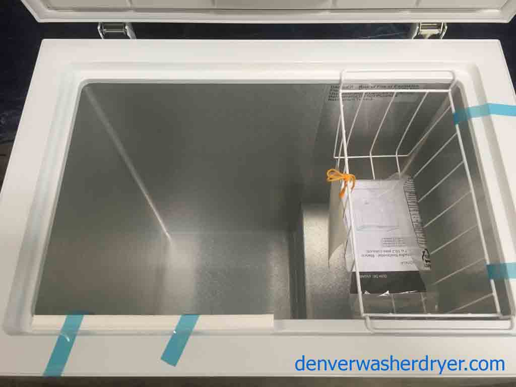 Brand-Spankin’-New Insignia 5.0 Cu. Ft. Chest Freezer!