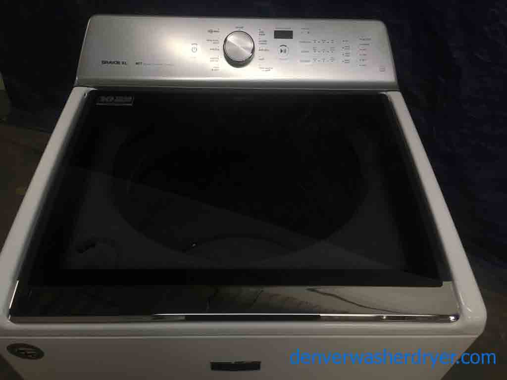 New Maytag Bravos 5.3 cu. ft. Top Loading Washing Machine with 1-Year Warranty