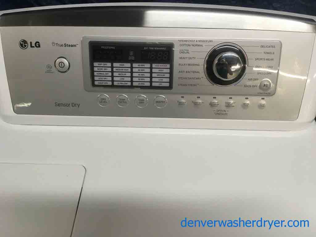 Super Nice Top-Load LG Set, Direct Drive, Steam, Electric, 1-Year Warranty!