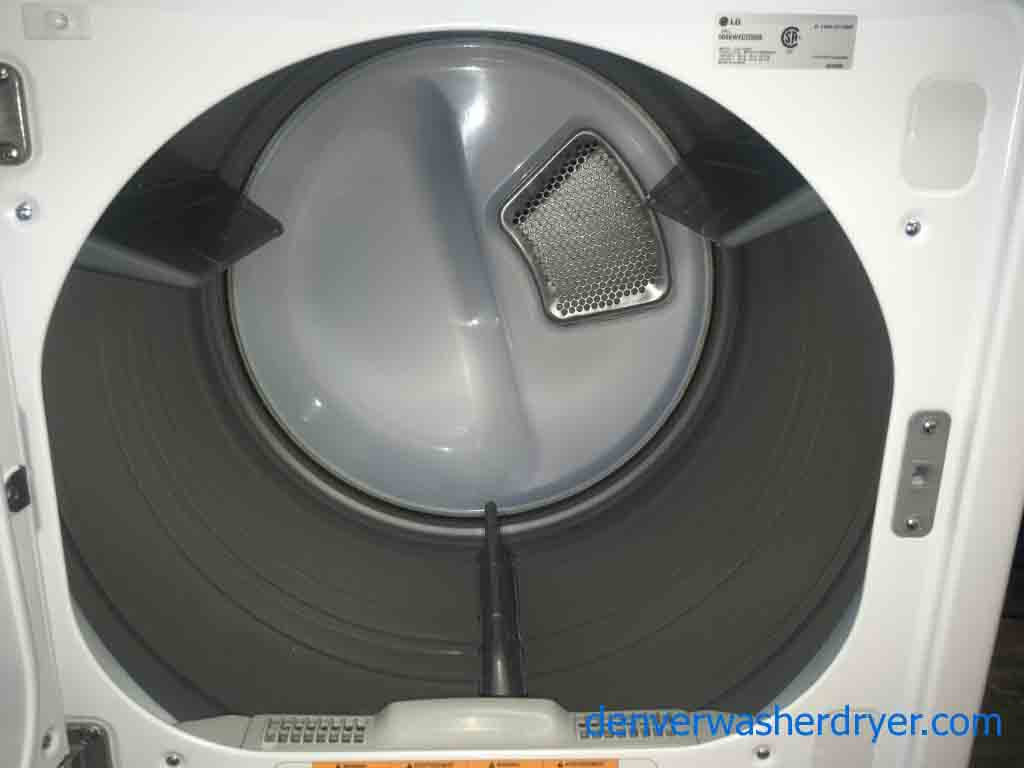 High-End Top-Load LG Direct-Drive Set, Super Modern, Oversized Capacity, 1-Year Warranty!