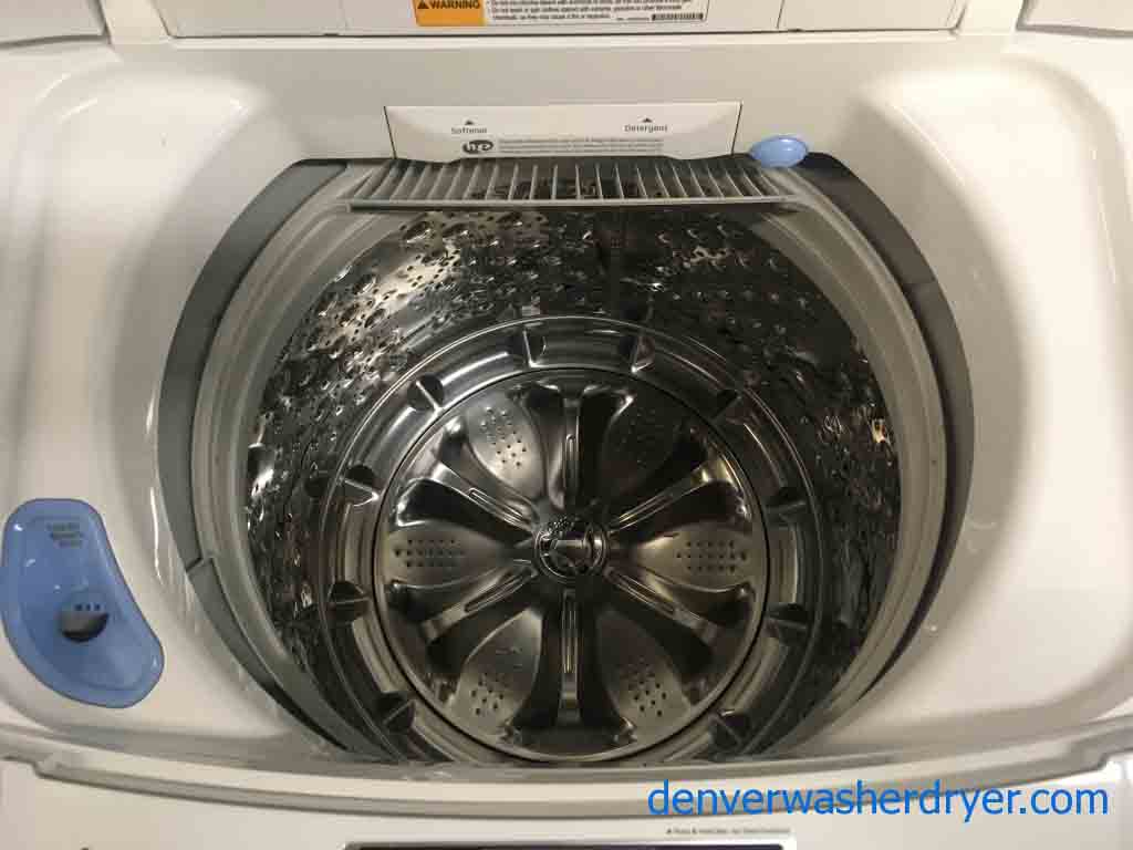 High-End Top-Load LG Direct-Drive Set, Super Modern, Oversized Capacity, 1-Year Warranty!