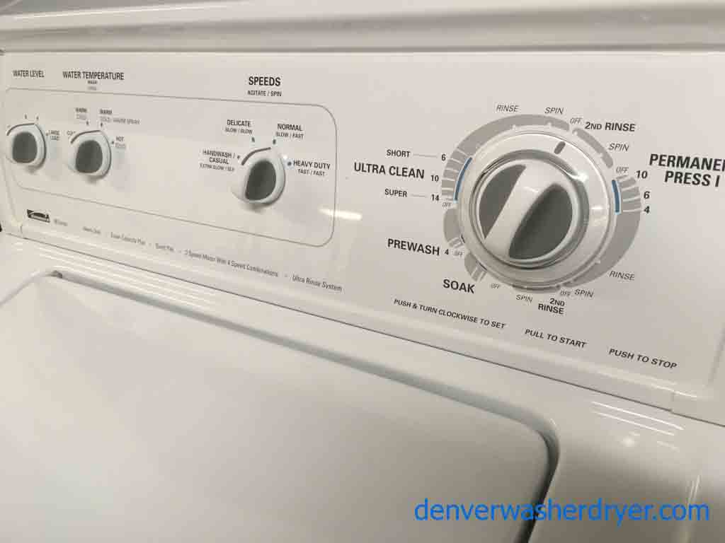 Heavy-Duty Direct-Drive Washing Machine, Kenmore(Whirlpool) 80 Series, Quality Refurbished