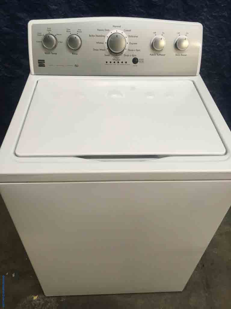 Oversized Kenmore Washing Machine, Triple Action Impeller, 1-Year Warranty