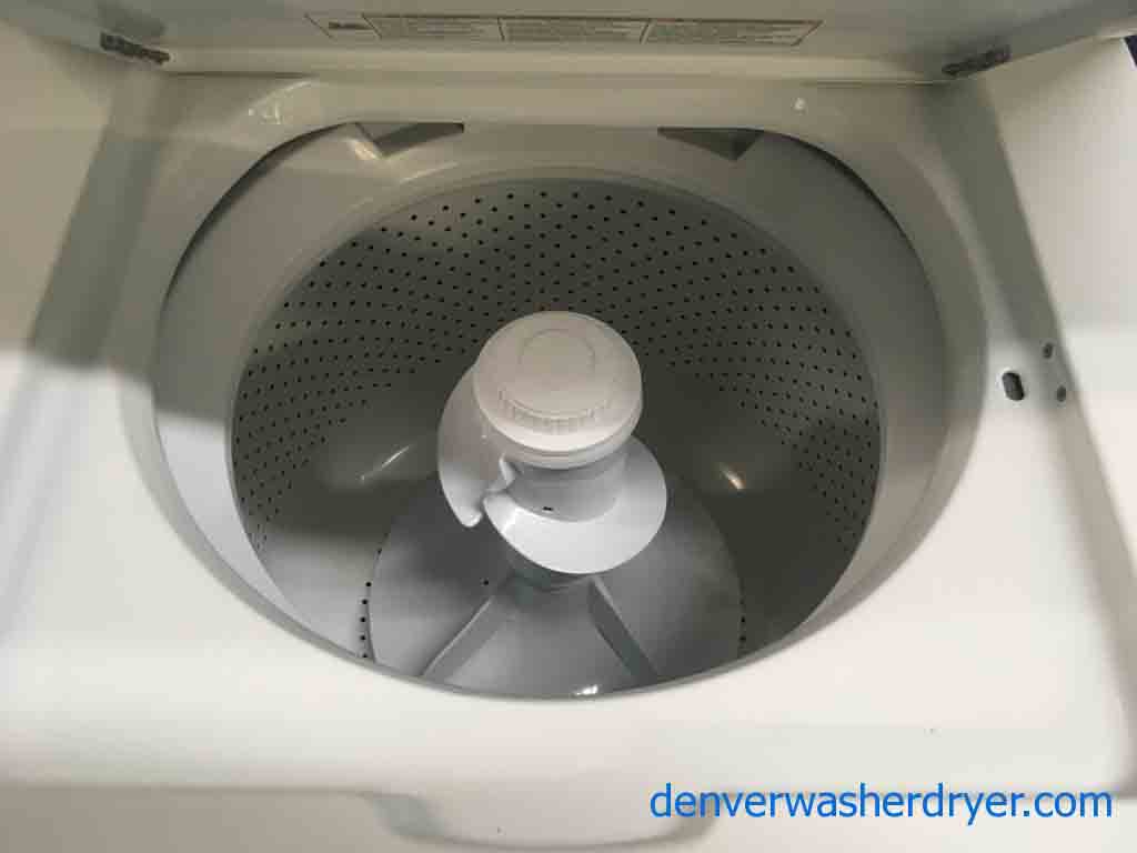 Stacked 27″ Whirlpool Laundry Center, Super Capacity, Heavy-Duty, Direct-Drive, Quality Refurbished!