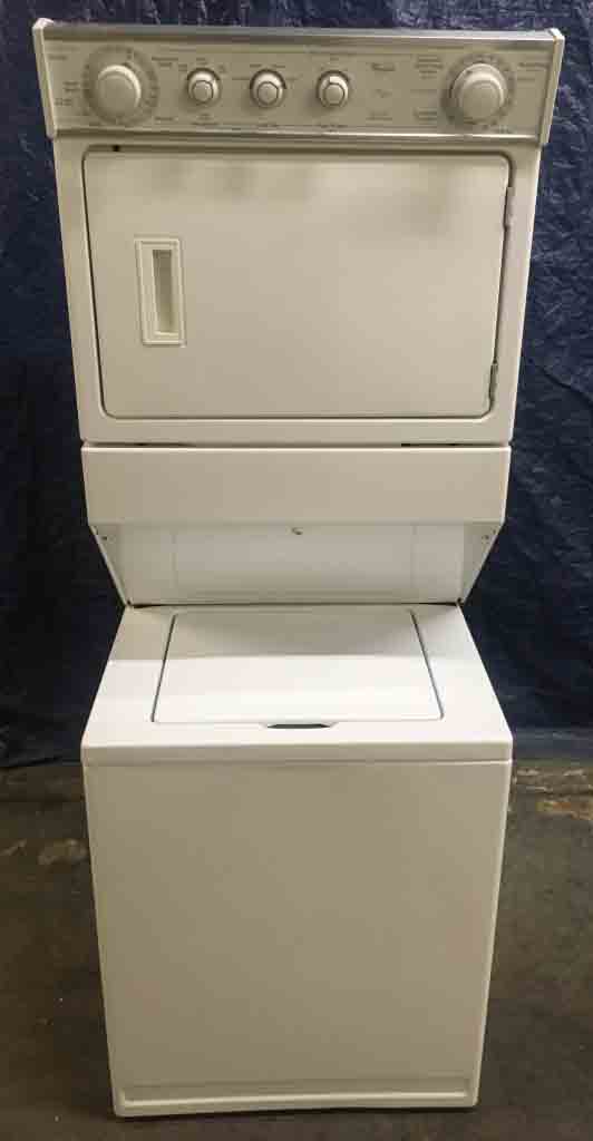 Stacked 27″ Whirlpool Laundry Center, Super Capacity, Heavy-Duty, Direct-Drive, Quality Refurbished!