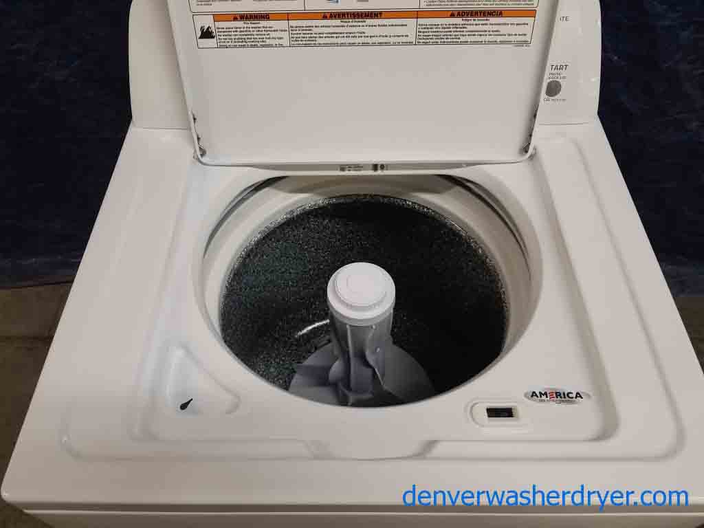 Reliable Admiral White Washing Machine, Newer Model, Full-Sized, 1-Year Warranty