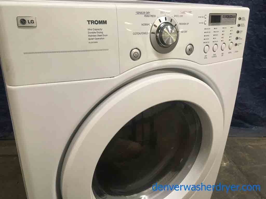 *Gas* LG Front-Load Dryer, 7-Cycle, Ultra Capacity, Sensor Drying, Lavish LG Front load washer. 1-Year Warranty