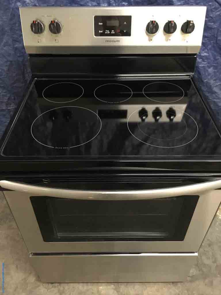 Brand-New Stainless Frigidaire Glass-Top Stove with Convection Oven, 1-Year Warranty!