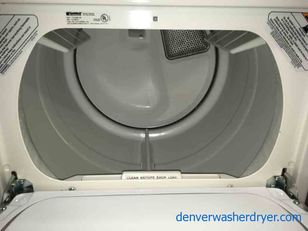 Direct-Drive Washer Dryer Set, Electric, Almond Color, Quality Refurbished, 1-Year Warranty
