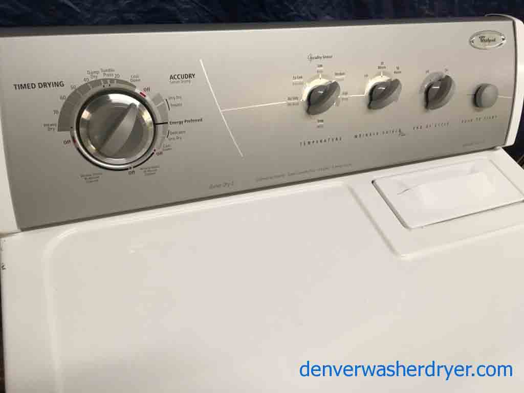 Electric Whirlpool Dryer, 29″ Wide, Quality Refurbished, 1-Year Warranty!