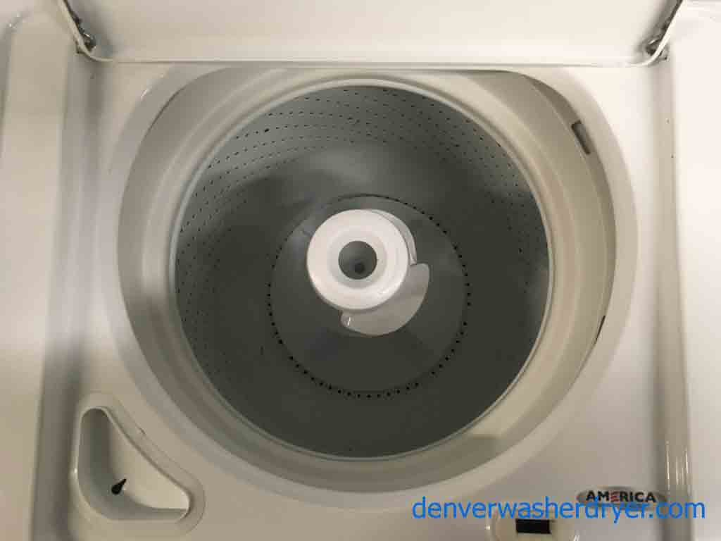 Smooth Action Whirlpool Washing Machine, Matching Electric Dryer, Super Capacity, 1-Year Warranty