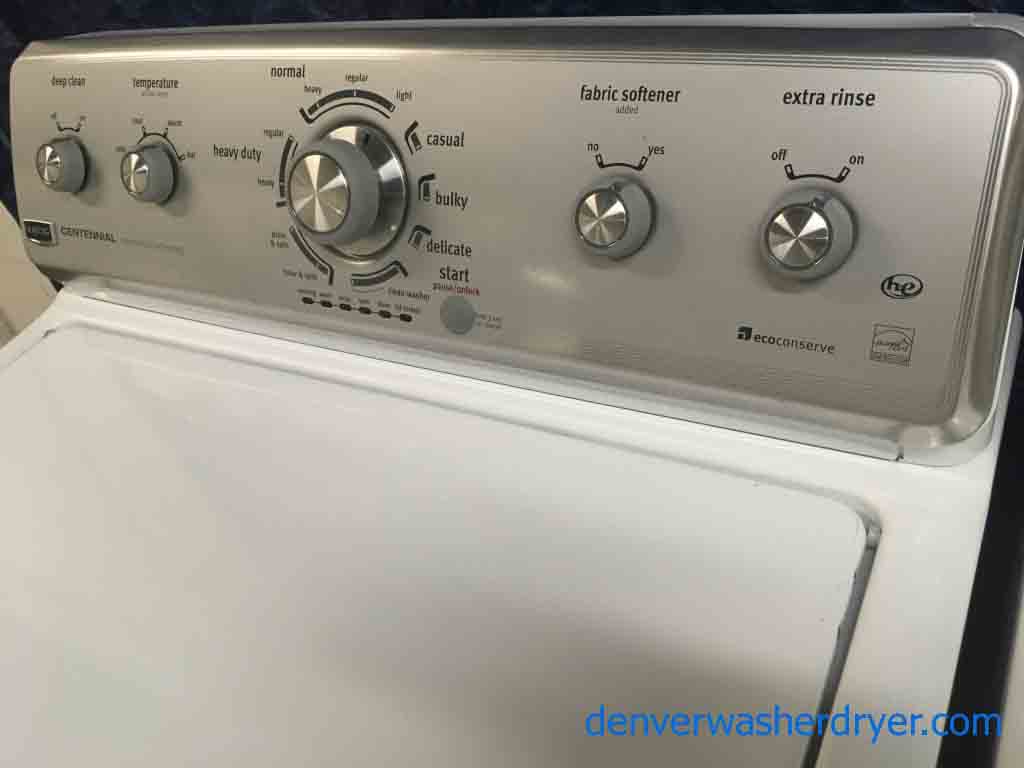 Large Images for Maytag Centennial Washer & Dryer Set, Electric, Full