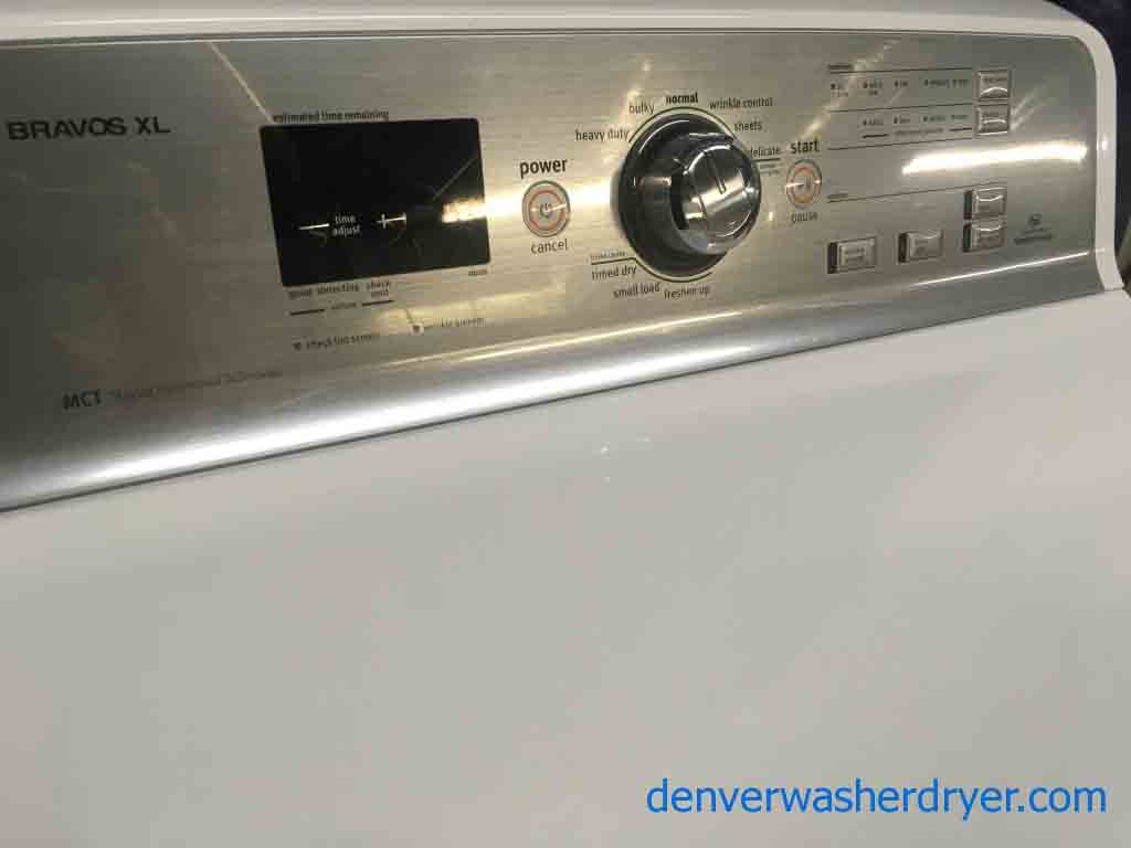 High-End Maytag Bravos Set, Direct-Drive, Gas Dryer, 1-Year Warranty!