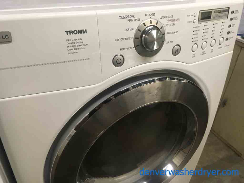Perfect LG Front-Load Washer|Dryer Set on Pedestals! Quality Rebuilt!