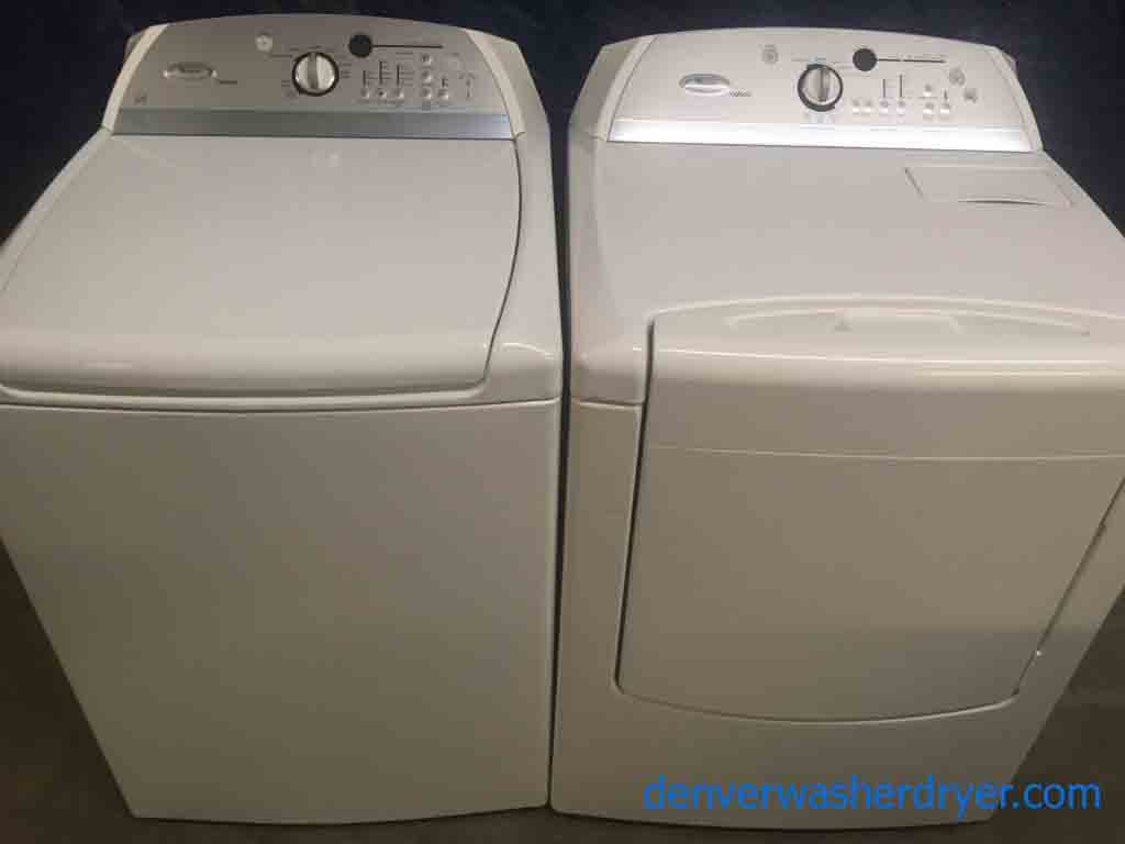 Whirlpool Direct Drive Cabrio Agitator Washer & Electric Dryer Set, 1-Year Warranty