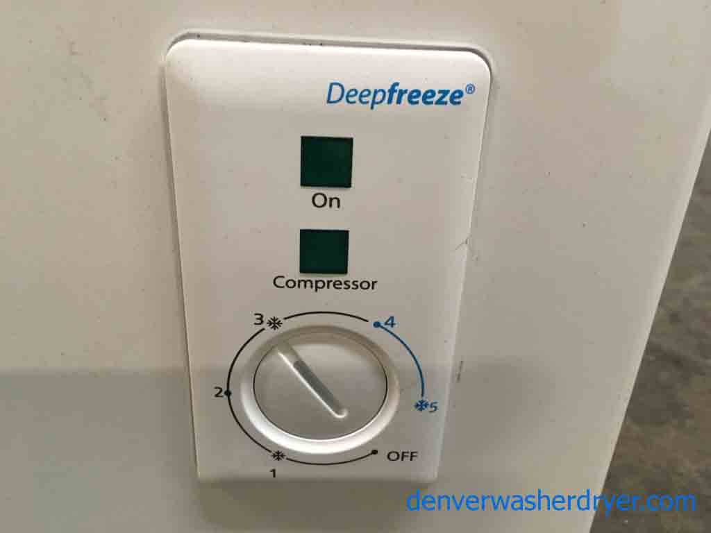 Brand-New Scratch & Dent 9 Cu. Ft. Chest Freezer by Amana, Deep Freeze, 1-Year Warranty