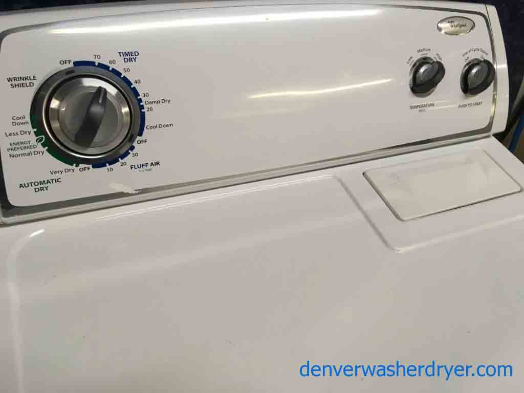 Whirlpool Washer, GAS Dryer Set, Modern, Energy Star, 2-Year Warranty