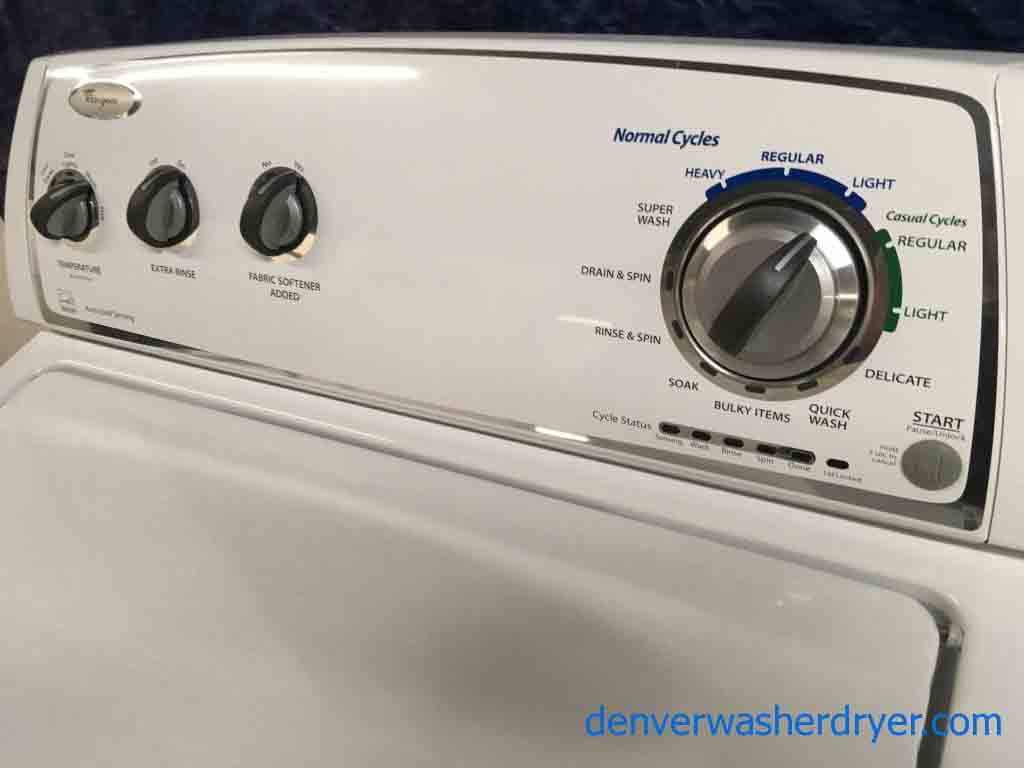 Whirlpool Washer, GAS Dryer Set, Modern, Energy Star, 2-Year Warranty